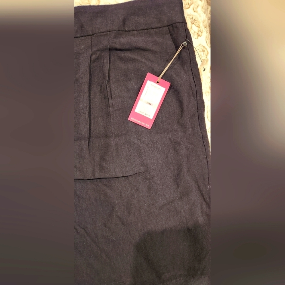 NWT Vince Camuto comfort waist black dressy shorts Plus Size 22W - Picture 5 of 8